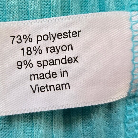 616-39 Lane Bryant teal long sweater cover-up size 14/16 - Picture 10 of 11